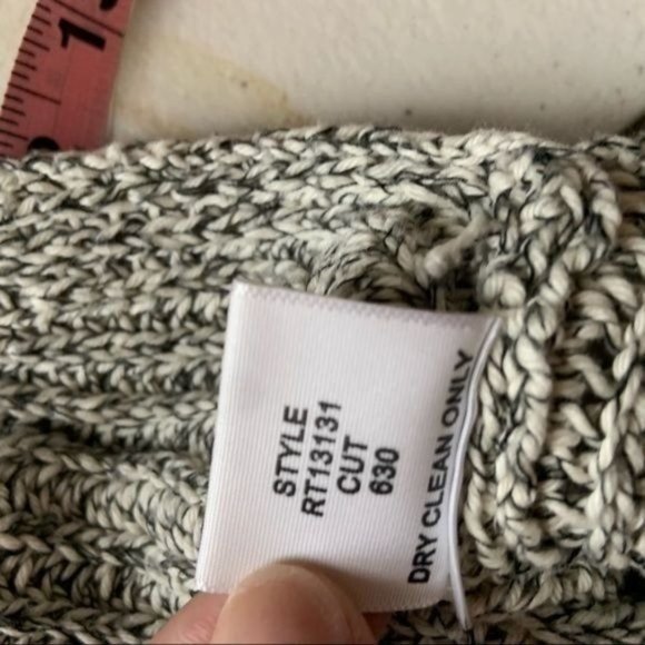 BROCHU WALKER COTTON COLOR BLOCK MARLED CARDIGAN S - Picture 9 of 9